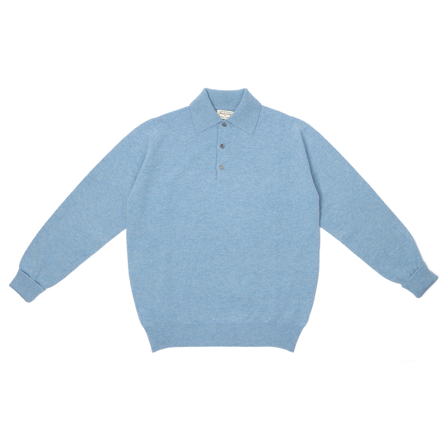 MJ Exklusiv: Polo-Pullover "Rob Howard" aus reiner Geelong Lambswool - 2 Ply